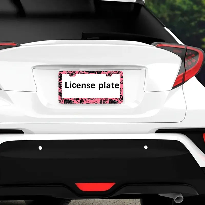 Aluminum License Plate Frame 12.2×6.3" – 2-Pack | HIP License Plate Frame HIP