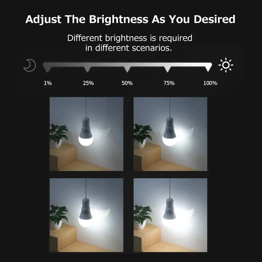 Tuya Bluetooth WiFi Smart Light Bulb E27 RGB LED Lamp 15W Voice Control Compatible with Alexa Google Home Smart Life App Remote HIP