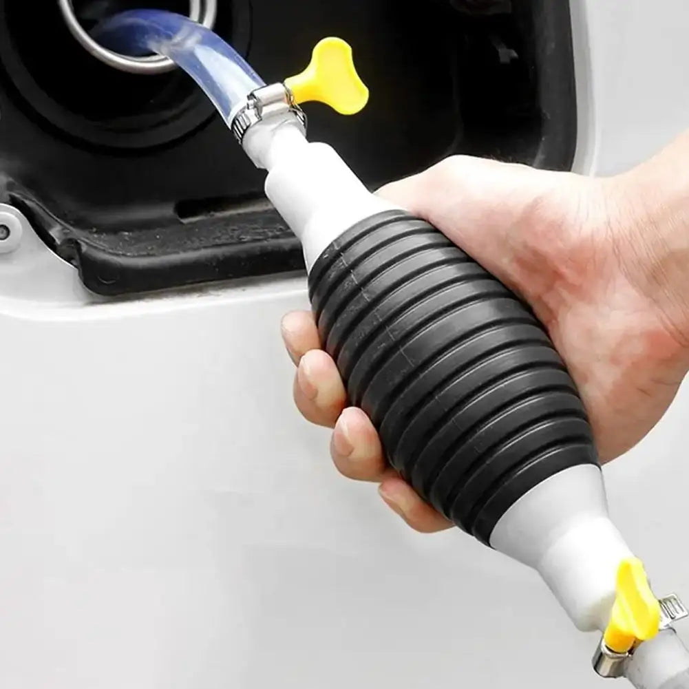 2M PVC Manual Fuel Transfer Pump for Diesel Siphon Pump with Hose for Fuel Oil Transfer Injector Suction Pipe Accessories HIP