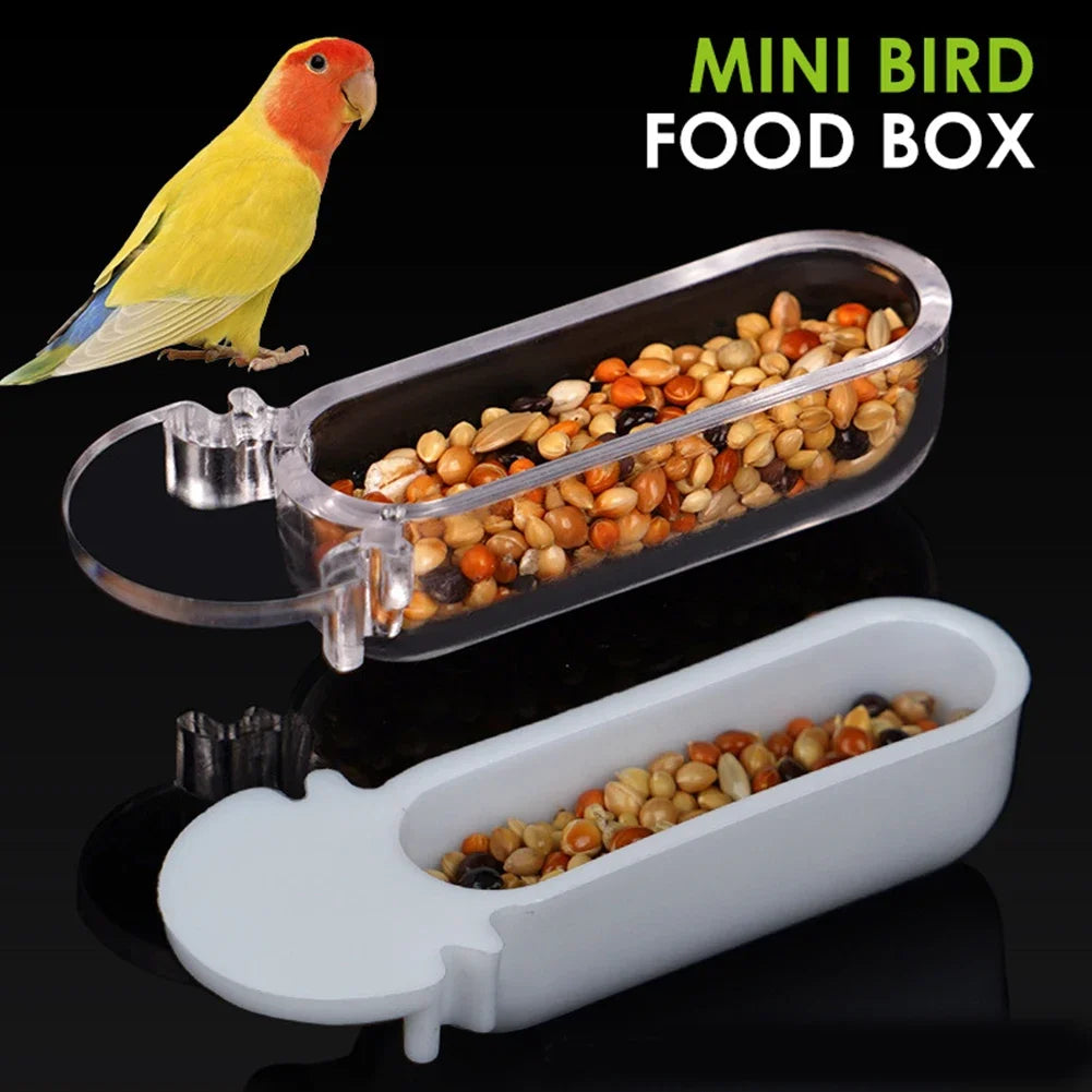 Parrot Cage Accessory Hanging Bird Feeder Foraging Toy Vegetable Clip Fruit Holder For Parakeet Budgie Cockatiel Clean Cage HIP