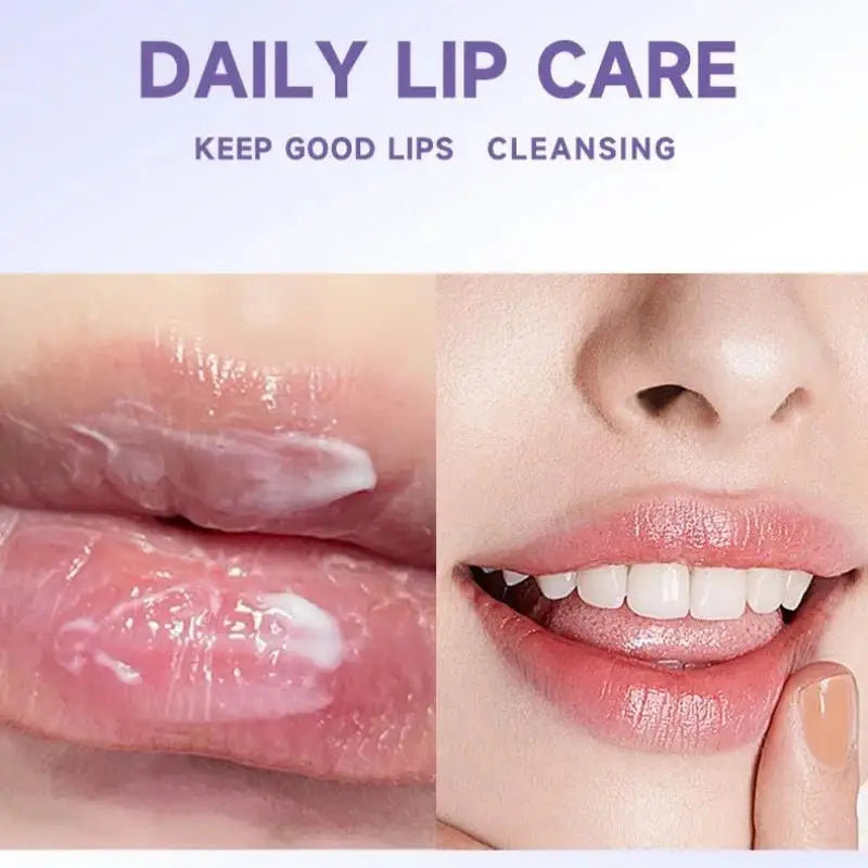 Pudaier Bubble Lip Exfoliator Foaming Scrub & Night Balm Lip Scrub Balm HIP