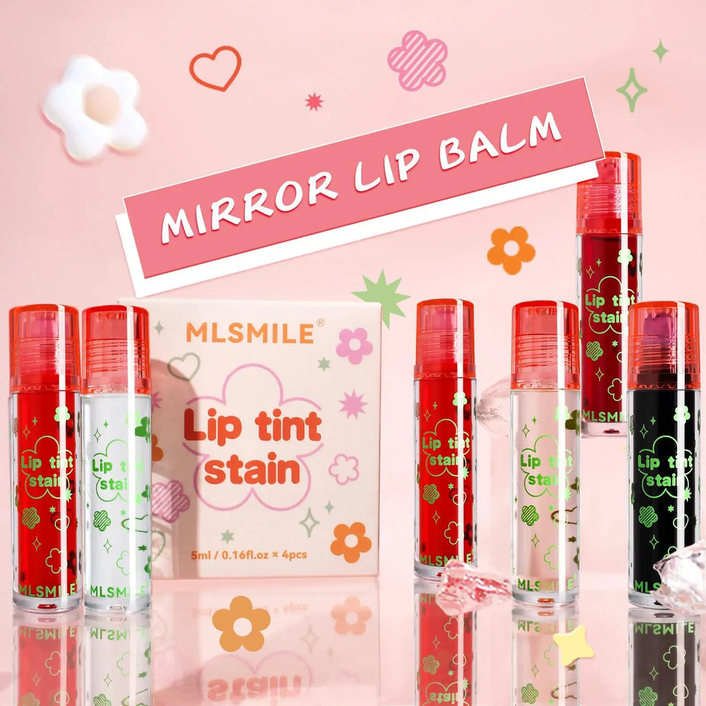 MLSMILE Roll-On Matte Lip Tint – Waterproof & Long-Lasting Roll-On Lip Tint Set HIP