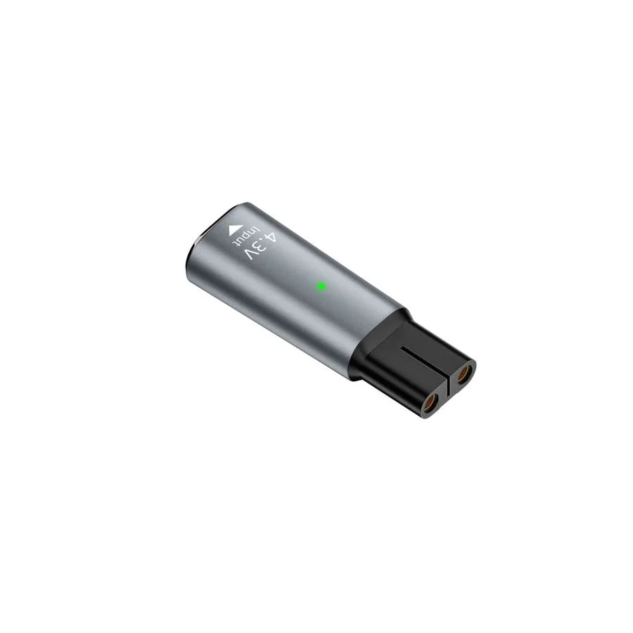 USB-C 4.3V Shaver Charger for Philips Norelco OneBlade A00390 Shaver Charging Adapter HIP Grey