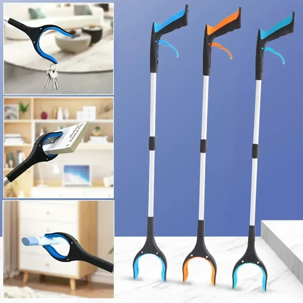 Foldable Manual Tool Garbage Collector Picker Portable with Anti slip Pliers Picking Tool Trash clip Garbage Picker Shoe tongs HIP