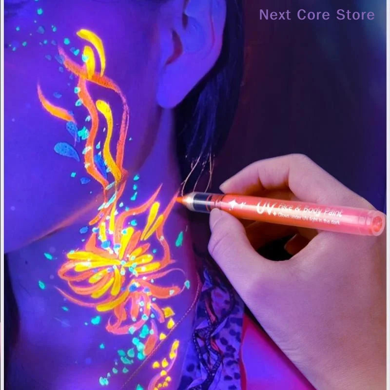 Colorful Fluorescent Face Paint Marker Pens – 1 or 8 Pcs Face Paint Markers HIP