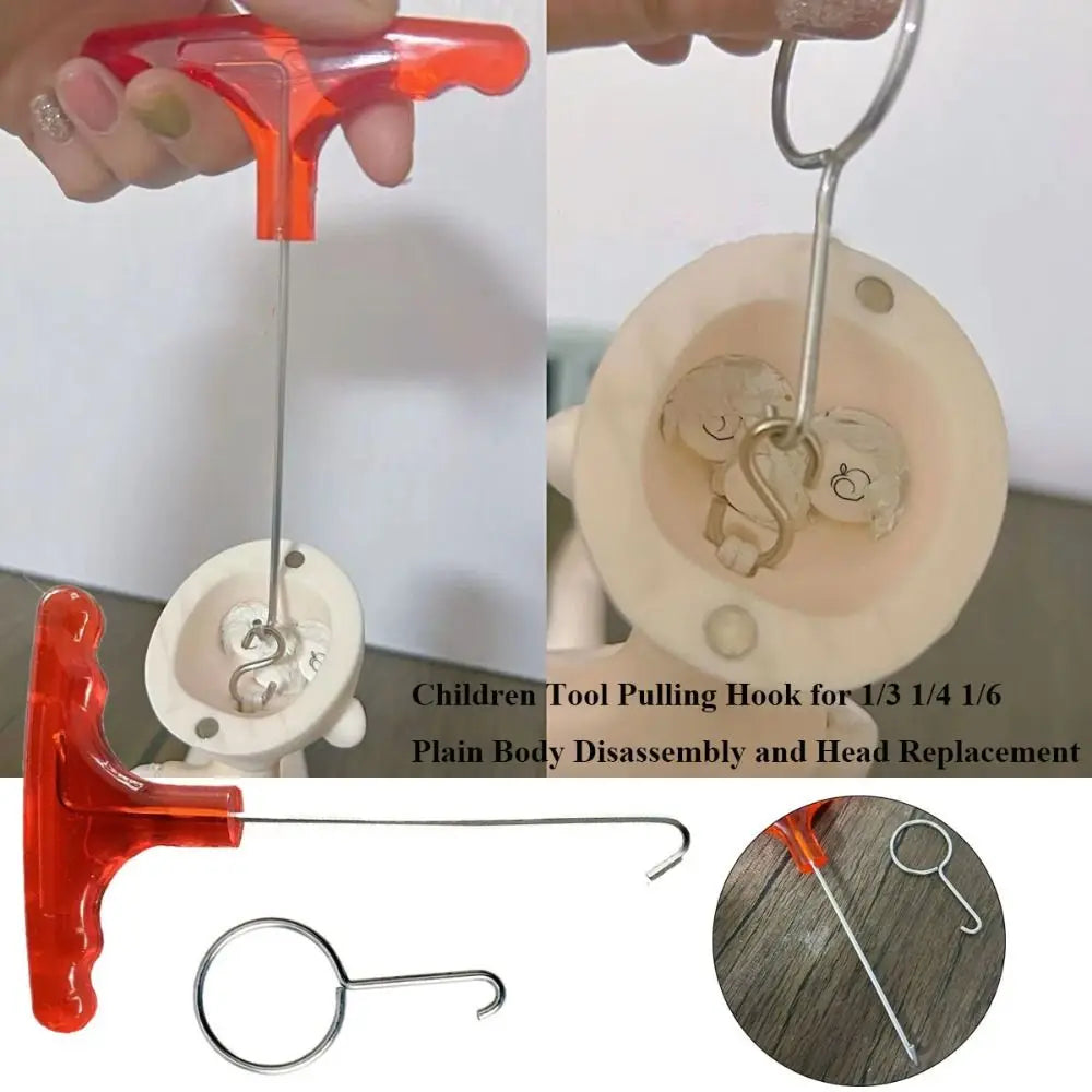 BJD SD Doll Head Replacement Pulling Hook Tool – 2 Sizes Doll Accessory Tool HIP
