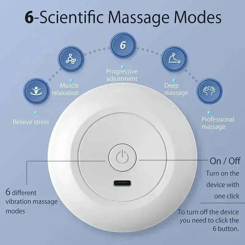 Mini Percussion Massage Gun – 6-Speed Portable Muscle Massager Percussion Massage Gun HIP