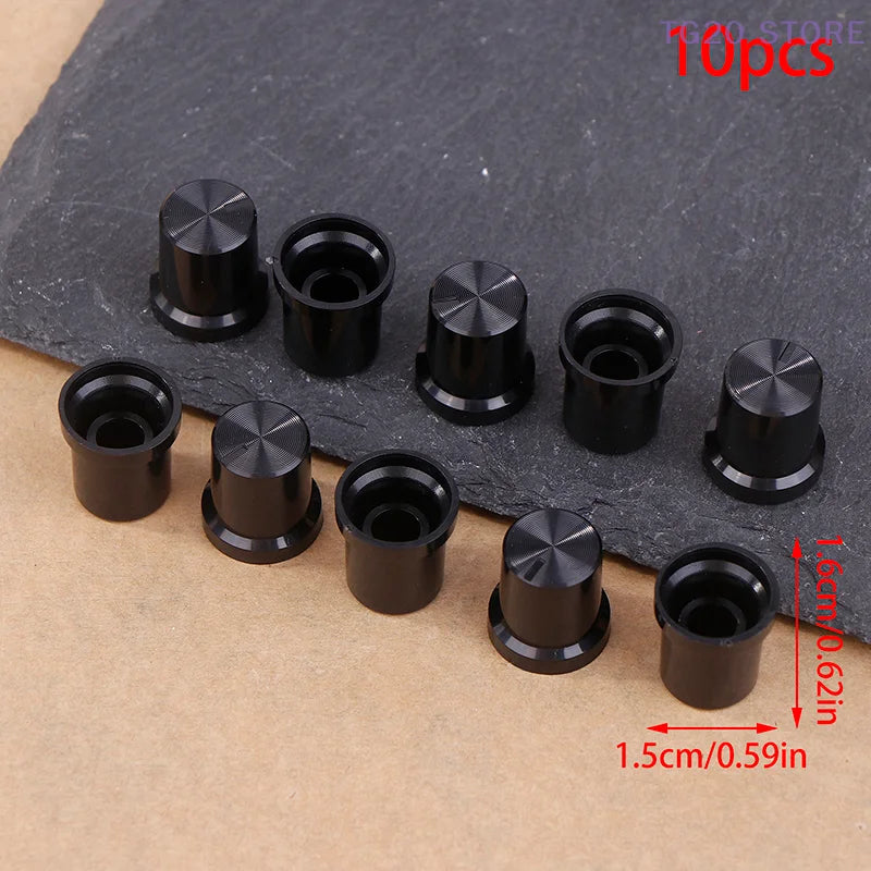 10-Pack 6mm Electroplated Sun Pattern Potentiometer Knob Caps Potentiometer Knob Caps HIP