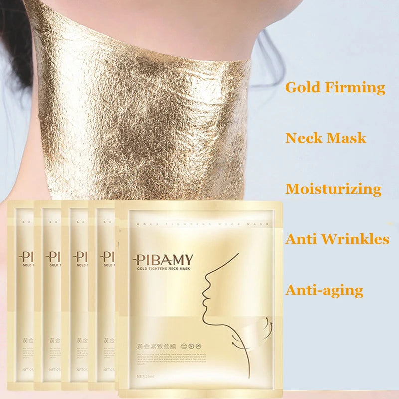 Gold Firming Neck Mask – Hydrating & Anti-Aging | HIP Neck Sheet Mask HIP Default Title