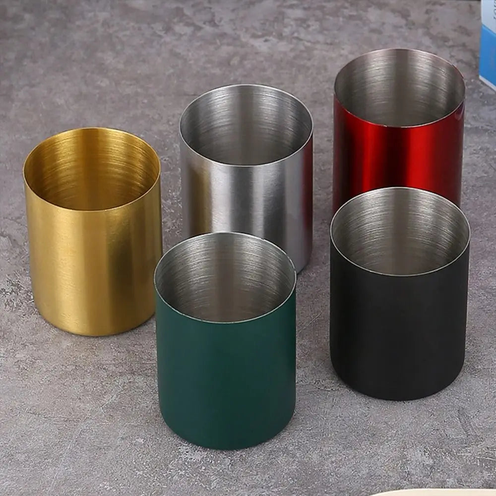 Stainless Steel Pen Holder & Desk Organizer – Multi-Use Desk Pen Holder HIP