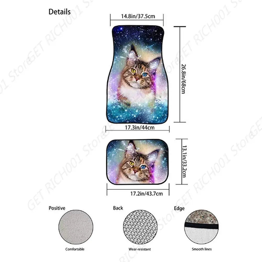 Abstract Car Floor Mats – Universal 4-Piece Set | Trucks & SUVs Car Floor Mats HIP