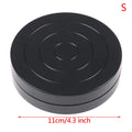 Black Pottery Wheel Turntable – Rotating Clay Sculpting Tool Pottery Turntable HIP Small