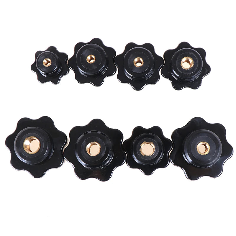 Star Knob Clamping Nut M5–M12 Female Thread Copper Core Clamping Knob Nut HIP