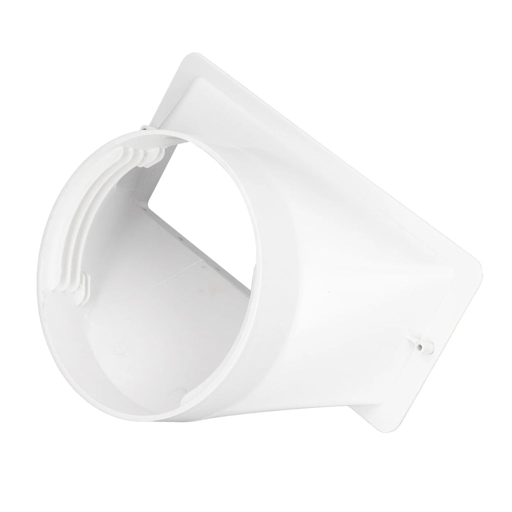 Portable AC Hose Coupler White Connection Function 20cm Fixed Aperture Rectangular Interface AC Hose Coupler for Office HIP