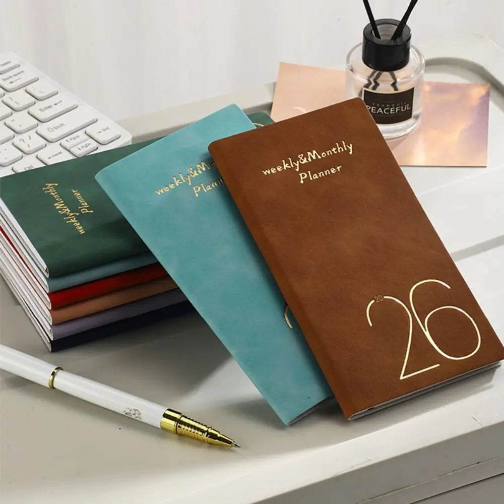 A6 2026 Daily Weekly Planner Agenda Book – Pocket Diary Pocket Agenda Planner HIP