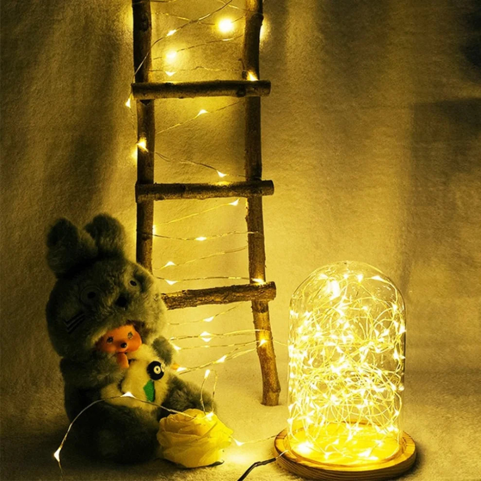 LED Copper Wire Fairy String Lights 1M–5M | Holiday & Wedding LED Fairy String Lights HIP