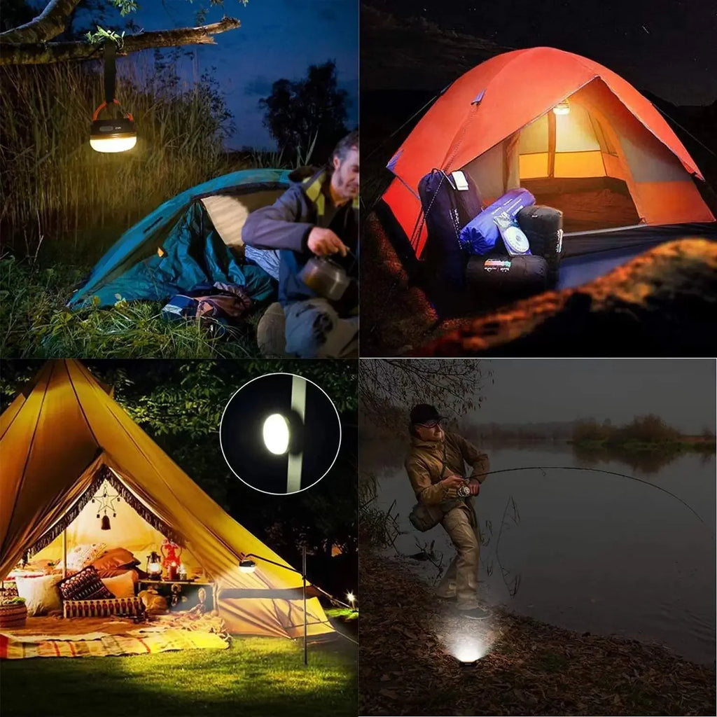 ESMARTER Mini LED Camping Lantern – USB Rechargeable, 3 Modes Portable Camping Lantern HIP