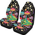Witch Mushroom Car Seat Covers – Front Bucket Protectors Car Seat Covers HIP 8