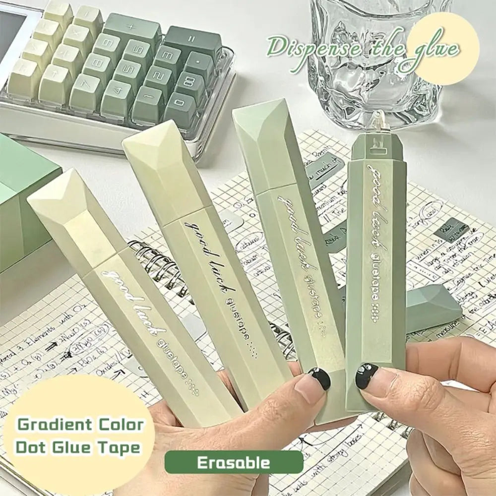 4-Pack Gradient Dot Glue Tape – Double-Sided Adhesive Roller Adhesive Tape Roller HIP