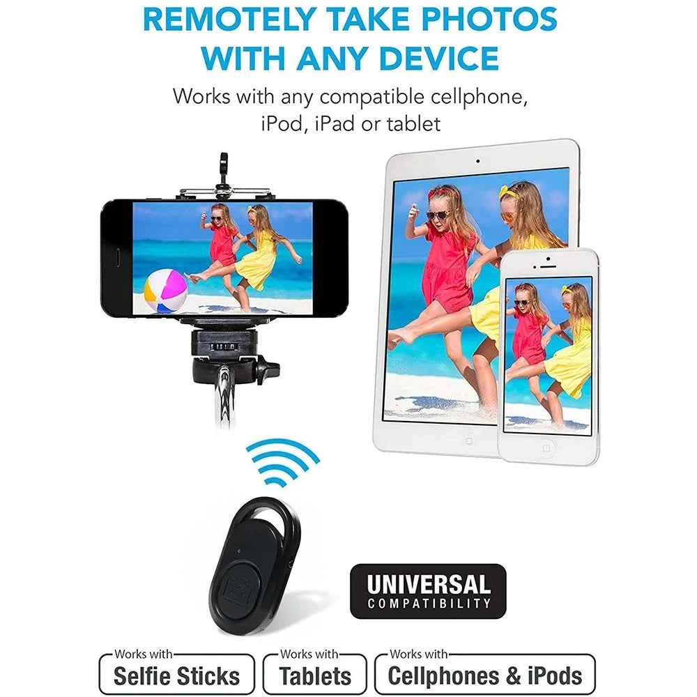 Bluetooth Wireless Remote Shutter & Selfie Stick Controller Bluetooth Camera Remote HIP