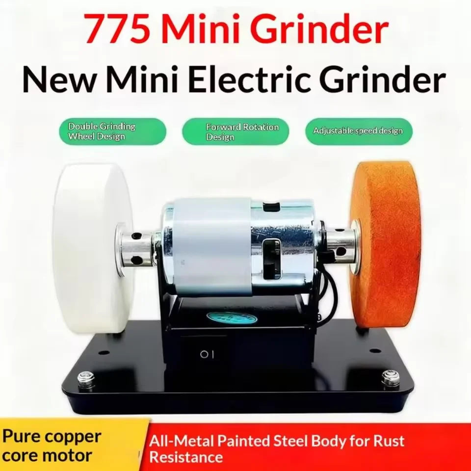 Mini Bench Grinder 2-Wheel 96W Variable Speed – Metal & Wood Bench Grinder HIP