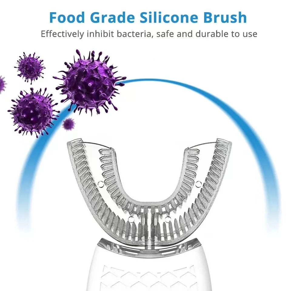 U-Shape Sonic Electric Toothbrush – 360° Whitening, USB Charge Electric Toothbrush HIP
