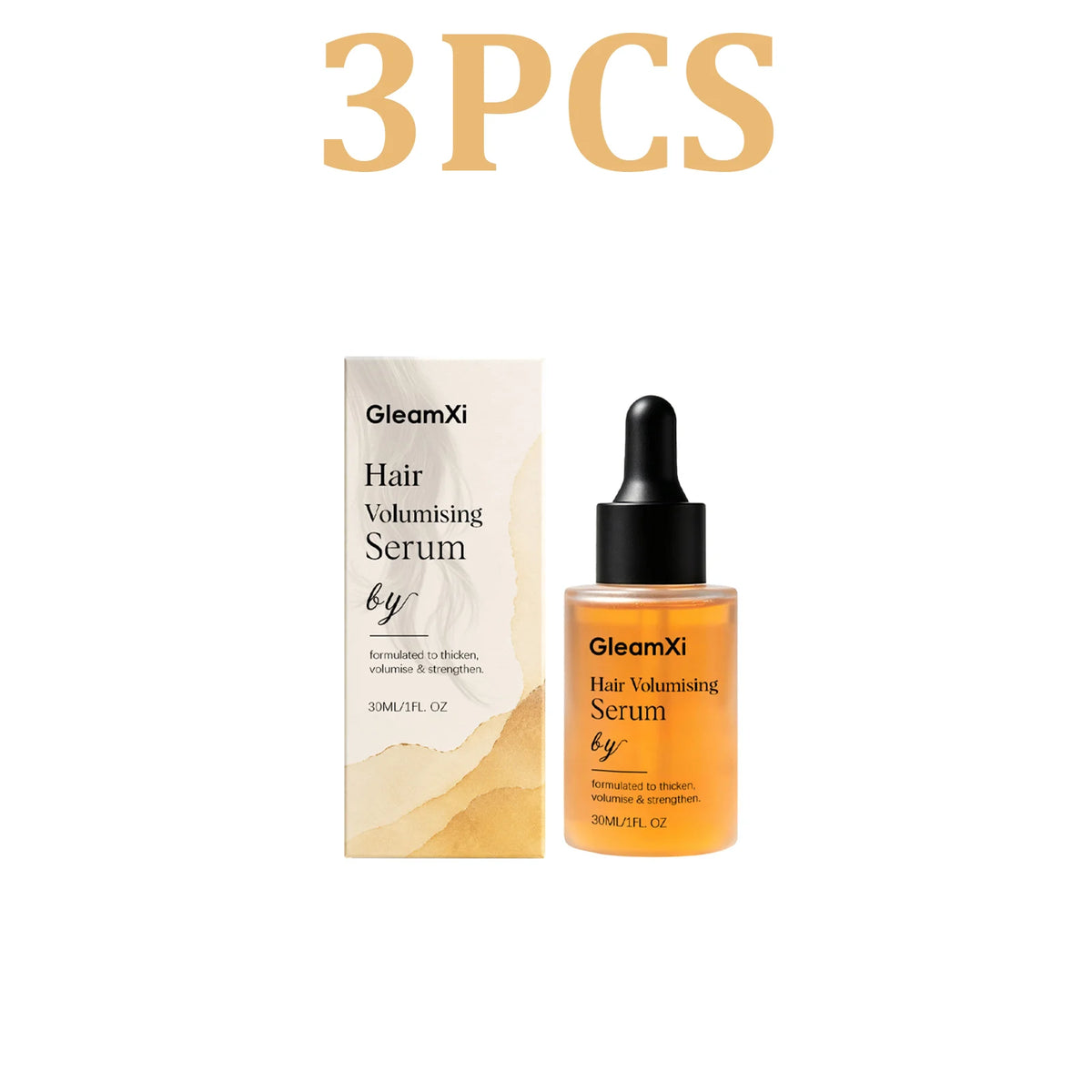 Hair Volume Serum – Frizz Control, Shine & Smooth 30ml Hair Serum Oil HIP 3PCS