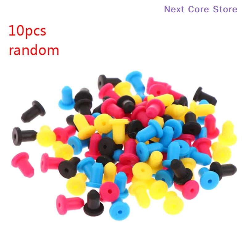 10-Pack 4mm Rubber Silicone Seal Plugs for Printer Ink Systems Printer Seal Plugs HIP