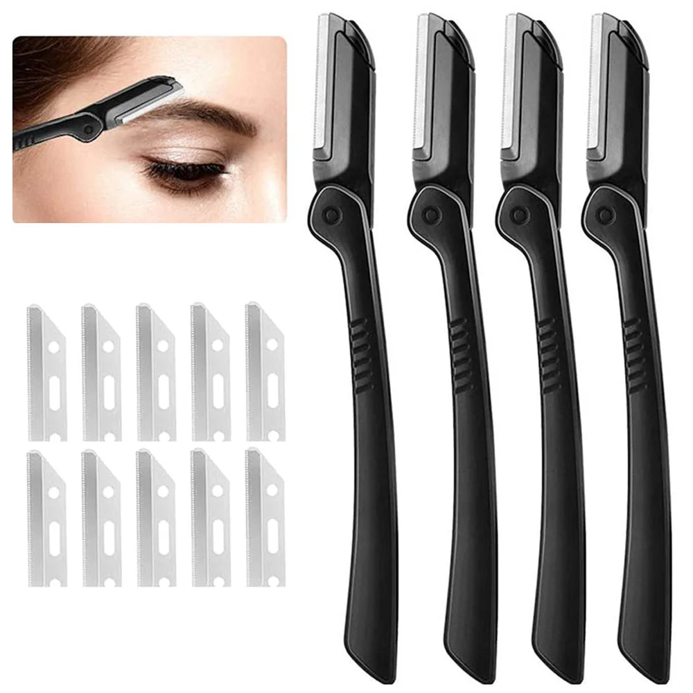 RUZOFO 3-Piece Eyebrow Trimmer Set – Safety Shaver Kit Eyebrow Trimmer Set HIP