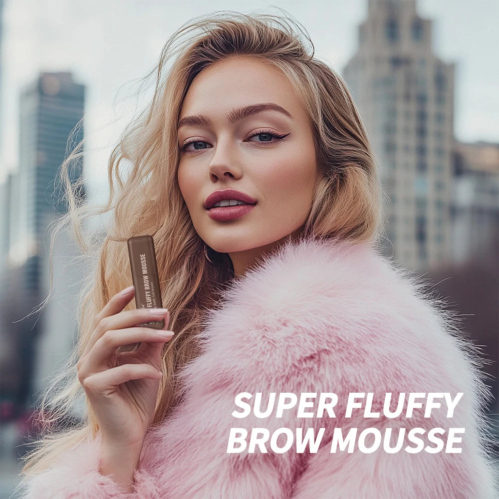 Superfluff Volumizing Brow Mousse Eyebrow Gel Thick Eyebrows Tint Tinted Brow Gel Multiple Color Long-Lasting Waterproof Makeup HIP