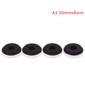 4-Pack HIFI Speaker Isolation Feet Pads – Shock Damping Stand Speaker Isolation Feet HIP Silver 30mmx8mm
