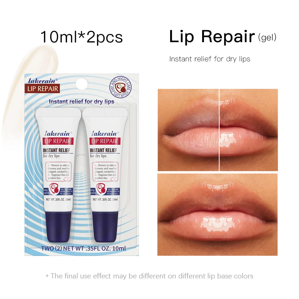 Lakerain Moisturizing Lip Repair Cream | Liquid Balm & Makeup Base Lip Repair Balm HIP 01