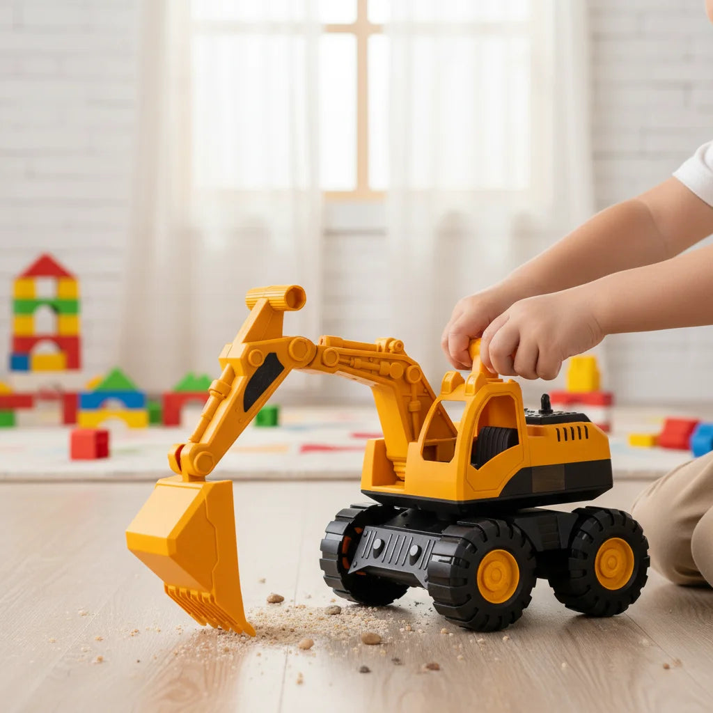 Car Excavator Bulldozer Children Educational Construction Vehicle Toy Engineering Vehicle Model Press Sliding Kids Boy Gift HIP