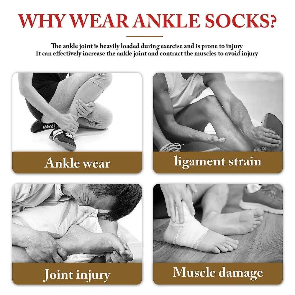 20-30 mmHg Compression Ankle Sleeves – Arch & Heel Support Compression Ankle Sleeve HIP