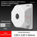 Universal Dome Camera Junction Box Mounting Bracket Camera Mounting Bracket HIP White