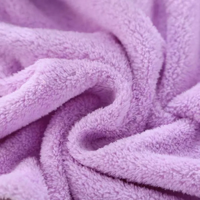 Microfiber Hair Towel Wrap – Quick Dry Absorbent Turban Microfiber Hair Towel HIP