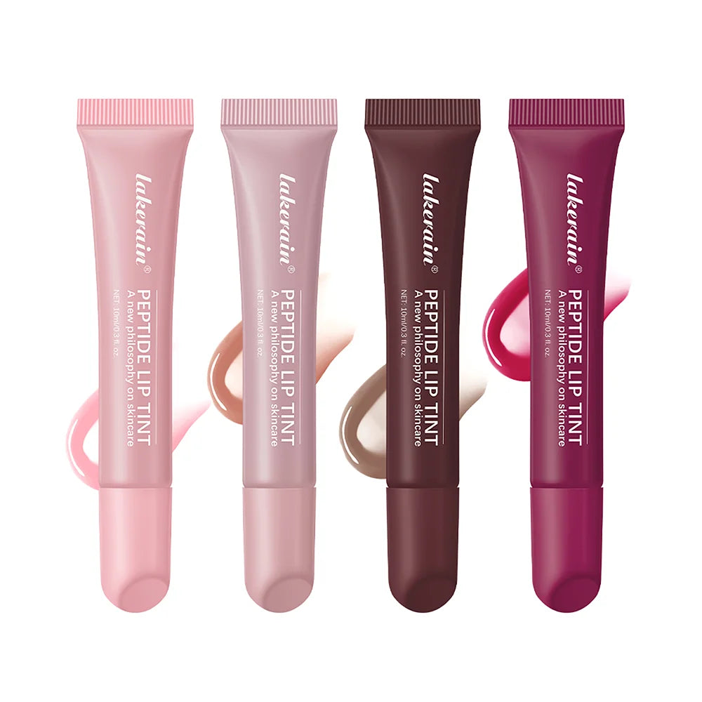 4pcs /set Moisturizing Lip Glaze Mirror Glass Long Lasting Lip Gloss Liquid Lipstick Makeup Glossy Lip Care Cosmetic HIP SZ02111SET
