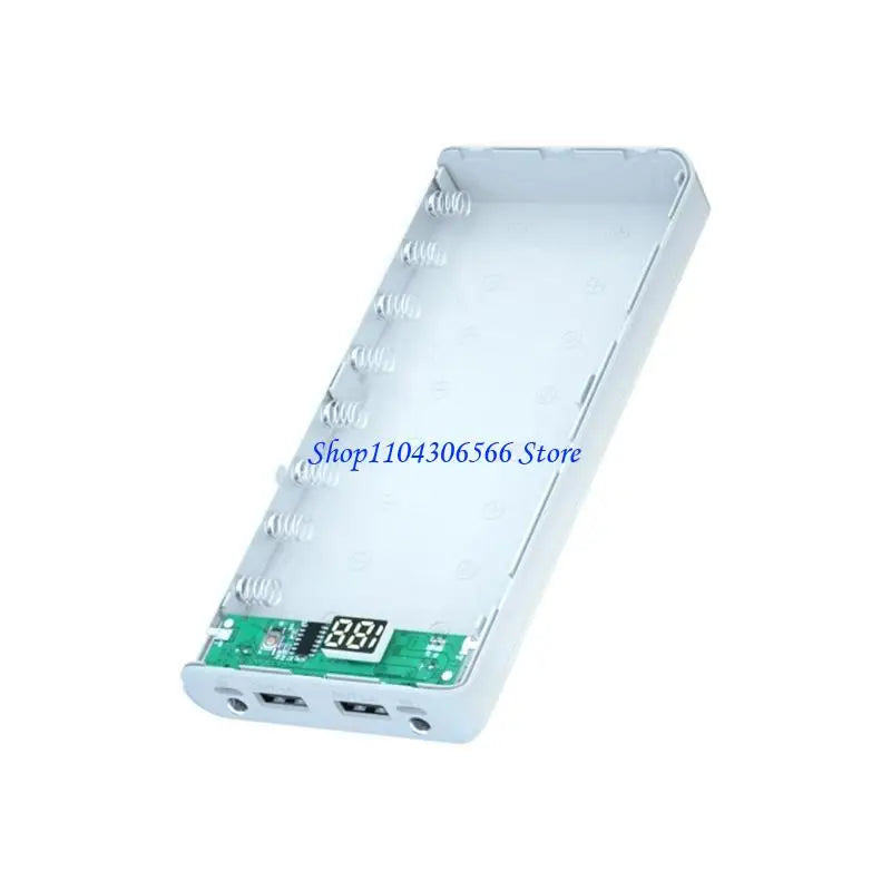 8x18650 DIY Portable Power Bank Shell – LCD Battery Box Portable Battery Case HIP