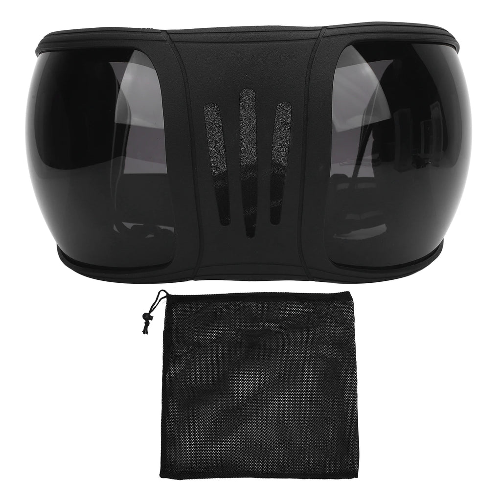 Horse Racing Goggles Horse Racing Goggles Plastic Windproof Sand Proof Protective Sports Horse Sunglasses for Harness Supplies HIP Dark Grey