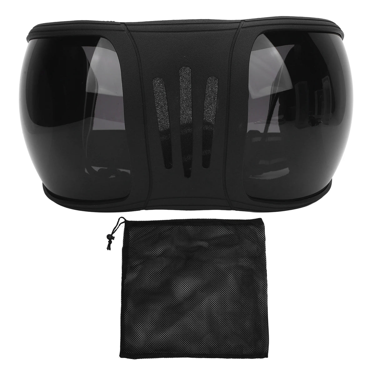 Horse Racing Goggles Horse Racing Goggles Plastic Windproof Sand Proof Protective Sports Horse Sunglasses for Harness Supplies HIP Dark Grey