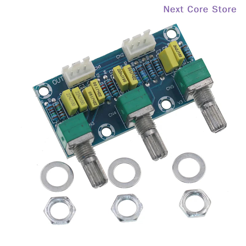 XH-M802 Passive Tone Board – Treble, Bass & Volume PCB Tone Control PCB HIP