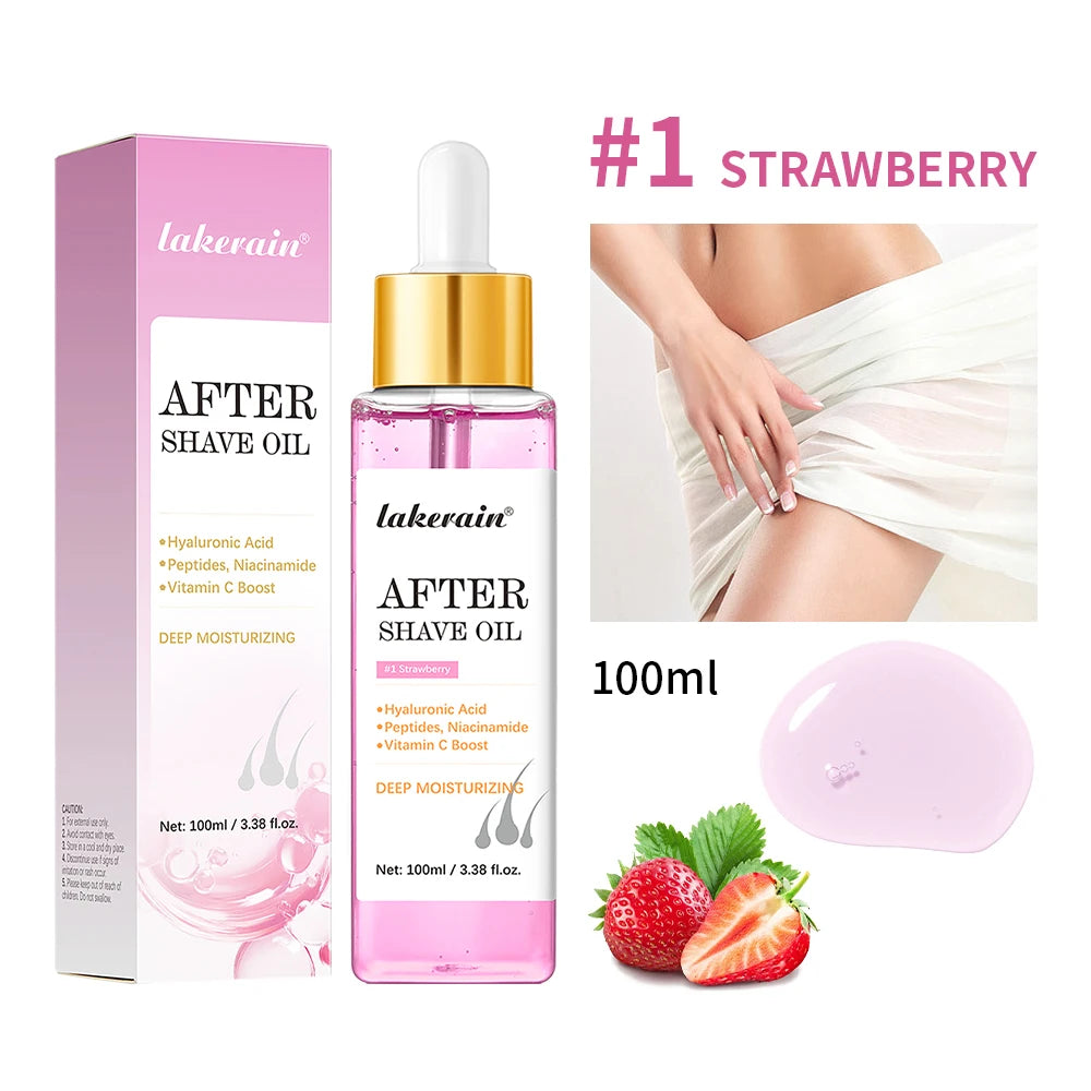 Strawberry After Shave Oil women For Smooth Skin Moisturizes Soft Serve Shave Oil Truly After Shave Oil Strawberry ﻿Skincare HIP 1Strawberry