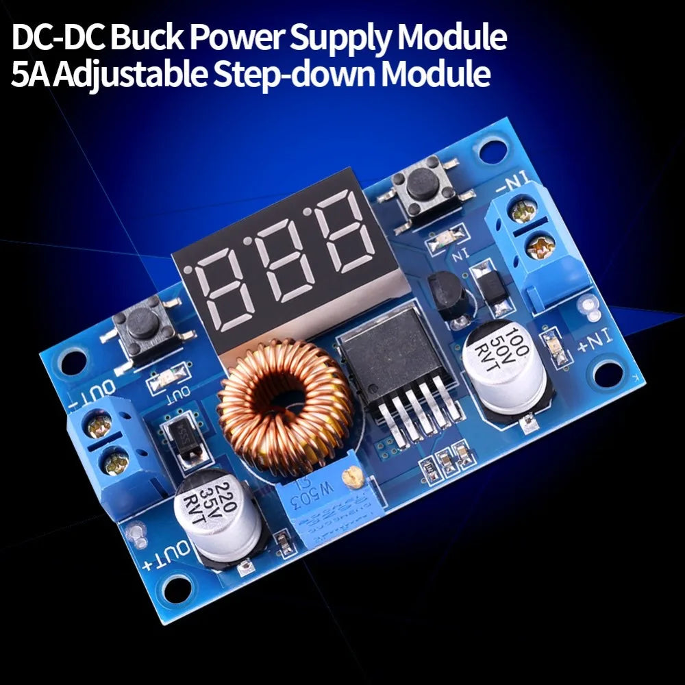 XL4015E DC-DC Buck Converter 5A 75W Adjustable Step Down Module DC Buck Converter Module HIP