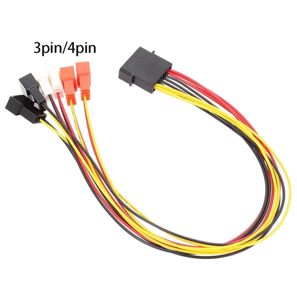 IDE 4-Pin Molex to Fan Adapter Cable – 12V 7V 5V | OULLX Fan Adapter Cable HIP