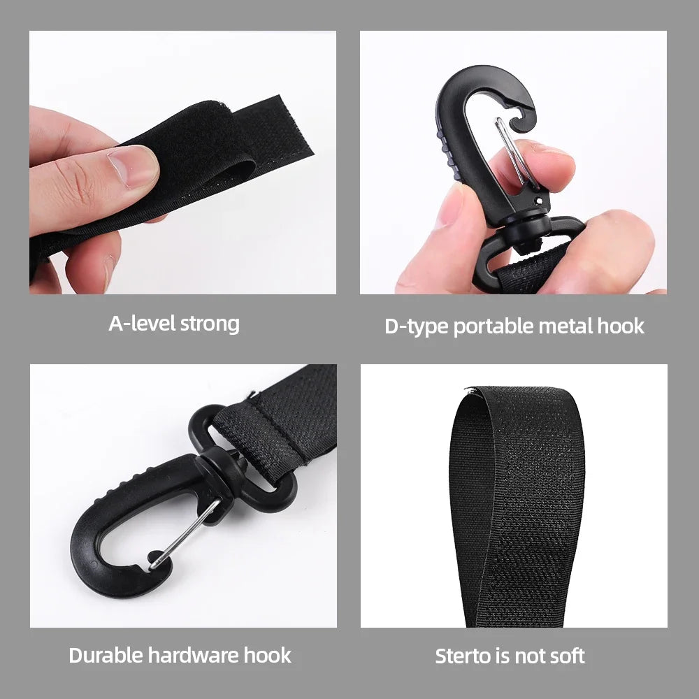 Stroller Hooks Aluminum Carabiner Clips – Diaper Bag Hanger Stroller Hook Clip HIP