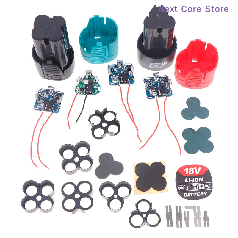 18650 Li-ion Battery Case & Protection Board for Drills Battery Case & Board HIP