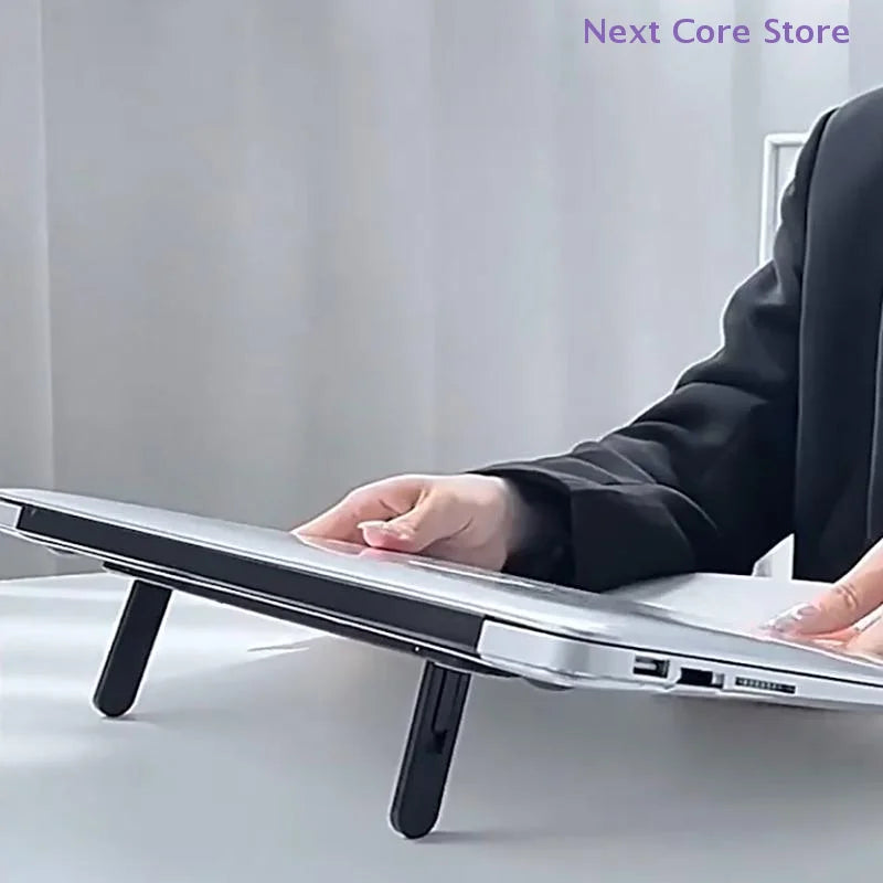 Adjustable Ergonomic Laptop Riser Stand – Portable Notebook Cooler Laptop Riser Stand HIP