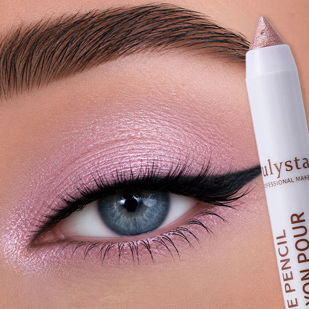 Pearly Eyeshadow Highlighter Stick Pencil Waterproof Glitter Matte High Pigment Eyelid Under Crease Eye Shadow Painted Makeup HIP B03