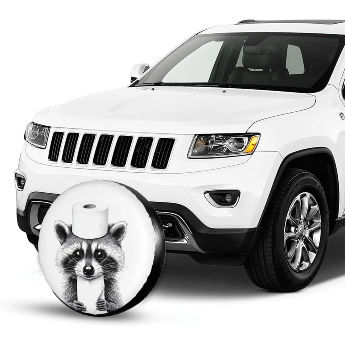 Raccoon Spare Tire Cover – Funny Waterproof Wheel Protector Spare Tire Cover HIP