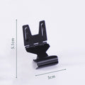 Metal Shelf Edge Price Tag Clip Holder 5.1x2.8cm Price Tag Clip Holder HIP Black